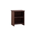 Table de chevet en bois massif en ton noce de 50x42cm